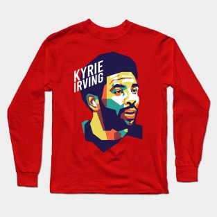 Kyrie Irving on WPAP Style #1 Long Sleeve T-Shirt